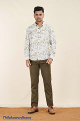 Printed Long Sleeve Shirt