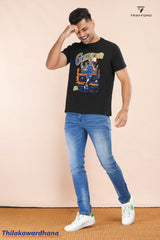 Graphic Printed Crew Neck T Shirt