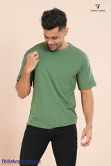 Trafford Textured Green Comfort Tee