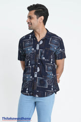 Men's Short Sleeve Printed Shirt