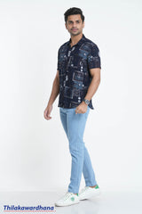 Men's Short Sleeve Printed Shirt