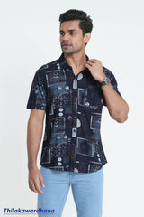 Men's Short Sleeve Printed Shirt