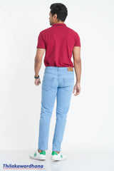 Men's Slim Fit Mid Washed Jean