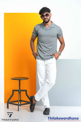 Trafford Lapel Collared T Shirt