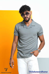 Trafford Lapel Collared T Shirt