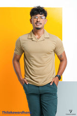 Trafford Lapel Collared T Shirt