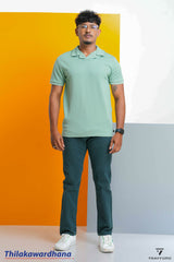 Trafford Lapel Collared T Shirt
