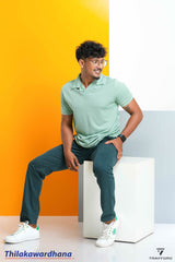 Trafford Lapel Collared T Shirt