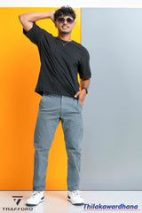 Trafford Dropped Shoulder Crew Neck T Shirt