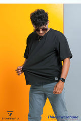 Trafford Dropped Shoulder Crew Neck T Shirt