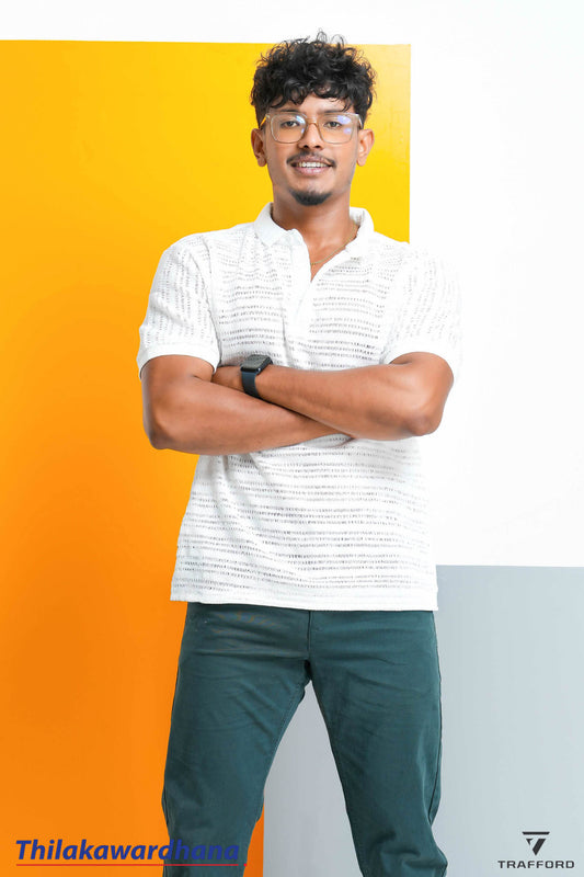 Trafford Textured Breeze Polo T Shirt