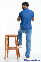 Short Sleeve Denim Shirt