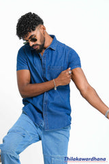 Short Sleeve Denim Shirt