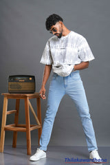 Men's Slim Fit Light Washed Jean