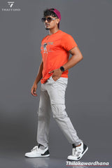 Trafford Printed Crew Neck T Shirt