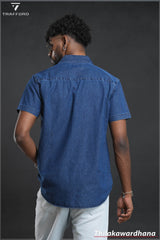 Short Sleeve Denim Shirt