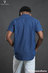 Short Sleeve Denim Shirt