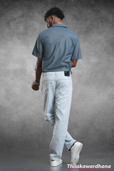 Men's Regular Fit Light Washed Jean