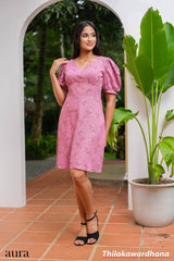 Aura Rosewood Garden Dress