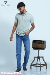 Trafford Textured Comfort Polo T Shirt