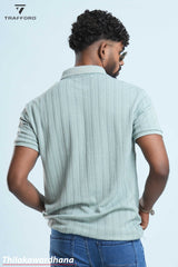 Trafford Textured Comfort Polo T Shirt