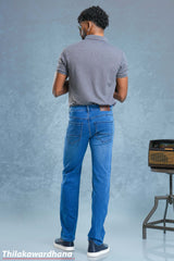 Men's Slim Fit Mid Washed Jean