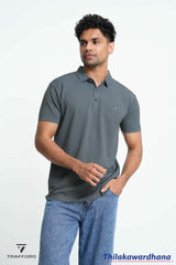 Trafford Textured Polo T Shirt