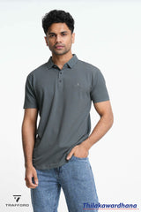 Trafford Textured Polo T Shirt