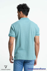 Trafford Textured Polo T Shirt