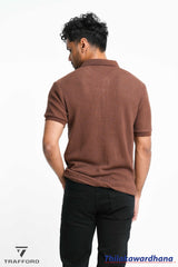 Trafford Textured Polo T Shirt