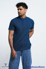 Trafford Chinese Collared Polo T Shirt