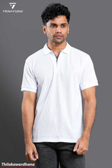 Trafford Zip Detailed Polo T Shirt