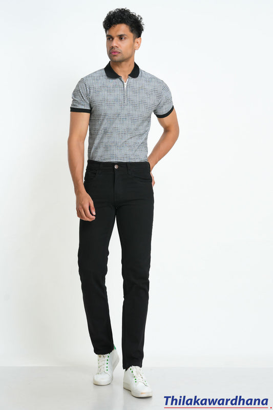 Men's Slim Fit Black Jean