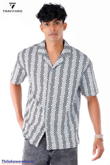 Trafford Geometric Printed Shirt