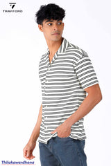 Trafford Textured Stripe Resort Shirt
