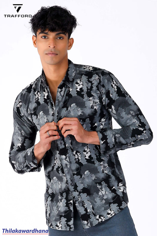 Long Sleeve Printed Shirt
