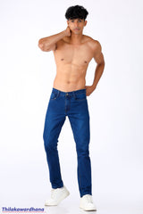Men's Dark Washed Slim Fit Jean