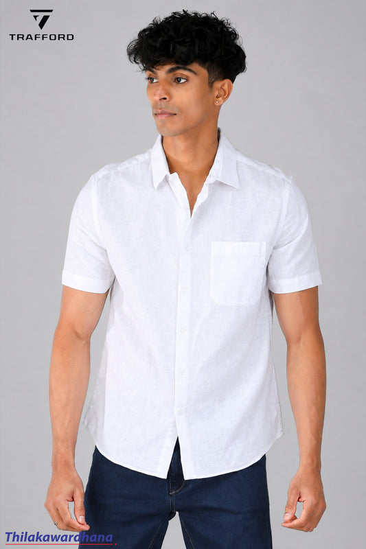 Trafford Short Sleeve Linen Shirt