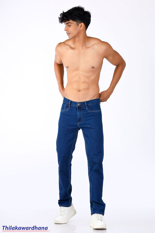 Men's Dark Washed Slim Fit Jean