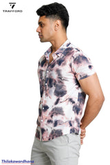 Trafford Artistic Cloud Print Shirt