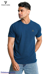 Trafford Textured Crew Neck T Shirt