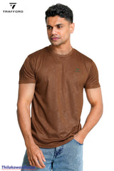 Trafford Textured Crew Neck T Shirt