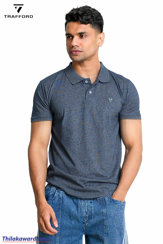 Dodge Modern Heathered Polo T Shirt