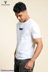 Trafford Graphic Print Crew Neck T Shirt