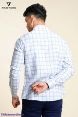 Trafford Long Sleeve Checked Shirt