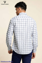 Trafford Long Sleeve Checked Shirt