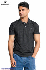 Dodge Modern Heathered Polo T Shirt