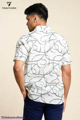 Trafford Minimalist Abstract Print Shirt