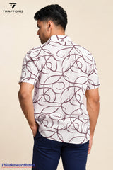 Trafford Minimalist Abstract Print Shirt