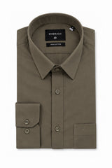 Emerald Formal Slim Fit Long Sleeve Shirt - Green Aqua